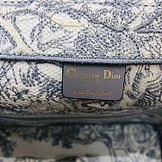 Dior Beach Tote Bag In White 9028 Size 42x30x17cm - 2