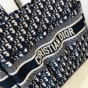 Dior Beach Tote Bag Black Oblique 9028  - 3