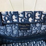Dior Beach Tote Bag Black Oblique 9028  - 4