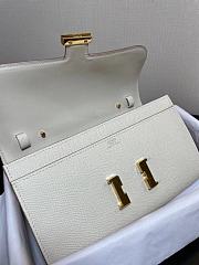 Hermes Constance Long To Go Wallet In White - 3