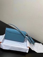 Hermes Constance Long To Go Wallet In Blue - 4