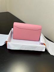 Hermes Constance Long To Go Wallet In Rose - 4
