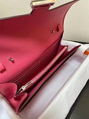 Hermes Constance Long To Go Wallet In Pink Size 20x13x2cm - 3