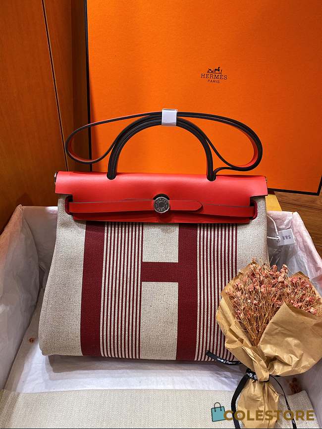 Hermes Her Bag Zip 31 Bag In Red - 1