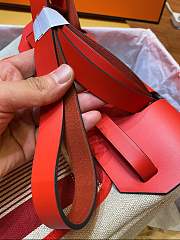 Hermes Her Bag Zip 31 Bag In Red - 6