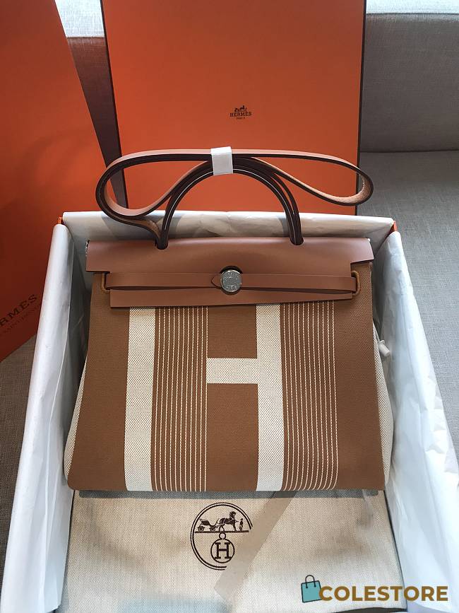 Hermes Her Bag Zip 31 Bag In Brown - 1