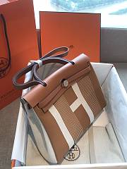 Hermes Her Bag Zip 31 Bag In Brown - 6