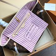 Louis Vuitton Neverfull MM Monogram Empreinte Leather InLight Pink M41562  - 2