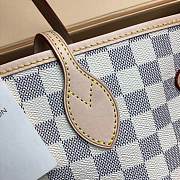Louis Vuitton Neverfull Damier Azur Tote Bag In White N41050  - 6