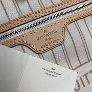 Louis Vuitton Neverfull Damier Azur Tote Bag In White N41050  - 2