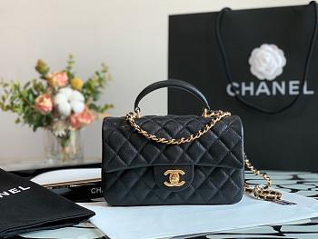 Chanel Classic Mini Flap Bag In Black 