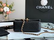 Chanel Classic Mini Flap Bag In Black  - 3