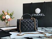 Chanel Classic Mini Flap Bag In Black  - 5