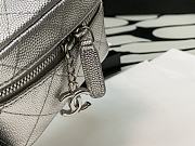Chanel Small Vanity With Chain Silver  - 5