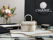 Chanel Small Vanity In White - 1