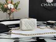 Chanel Small Vanity In White - 4