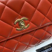 Chanel Trendy CC Hand Bag In Red  - 3