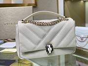 Bulgari Serpenti Cabochon Shoulder Bag 290649 Size 22.5x15x10cm  - 2