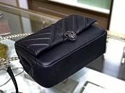 Bulgari Serpenti Cabochon Shoulder Bag In Black 290649  - 5