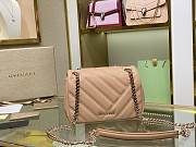 Bulgari Serpenti Cabochon Shoulder Bag In Beige 290649 Size 22.5x15x10cm  - 2
