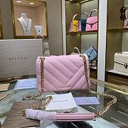 Bulgari Serpenti Cabochon Shoulder Bag In Light Purple 290649 Size 22.5x15x10cm  - 6