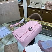 Bulgari Serpenti Cabochon Shoulder Bag In Light Purple 290649 Size 22.5x15x10cm  - 3