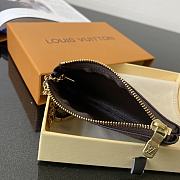 Louis Vuitton Damier Coin Case In Brown M62650 Size 12x7cm - 3