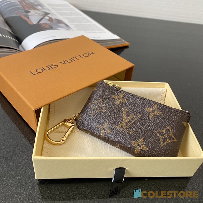  Louis Vuitton Cles Coin Case M62650 Size 12x7 cm - 1