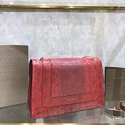 BVL Serpenti Forever Shoulder Bag In Red 80527  - 5