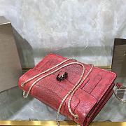 BVL Serpenti Forever Shoulder Bag In Red 80527  - 3