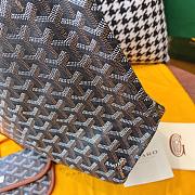 Goyard Brown Chevron St Louis PM Tote Bag with Pouch ABA02  - 3