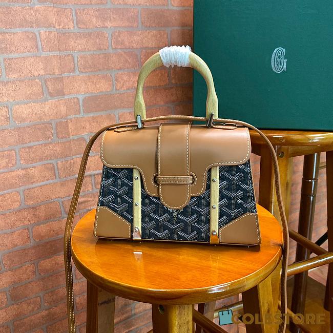 Goyard Saigon Structure Mini Bag In Brown  - 1