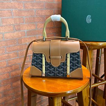 Goyard Saigon Structure Mini Bag In Brown 