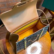 Goyard Saigon Structure Mini Bag In Brown  - 4