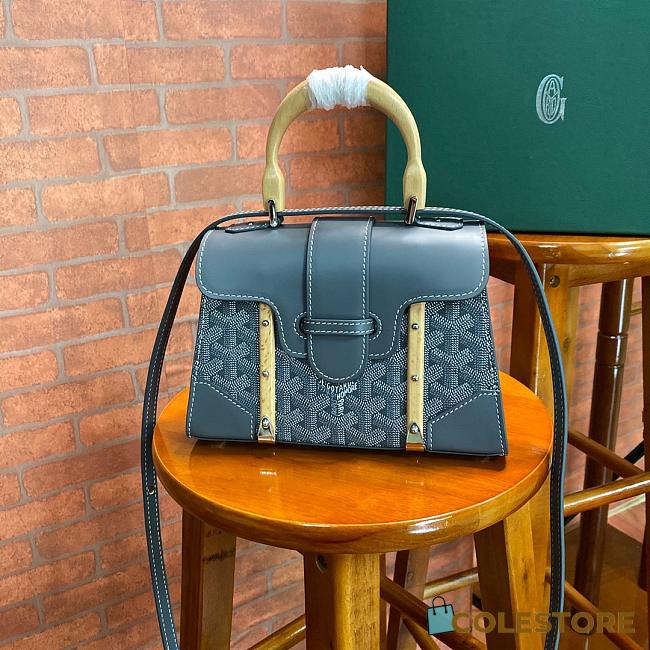 Goyard Saigon Structure Mini Bag In Brown Size 20x15x7.5cm - 1