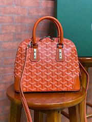 Sold at Auction: Goyard Goyardine Orange Vendome Mini Bag Condition: 2 9.5  Width x 8 Height x 4