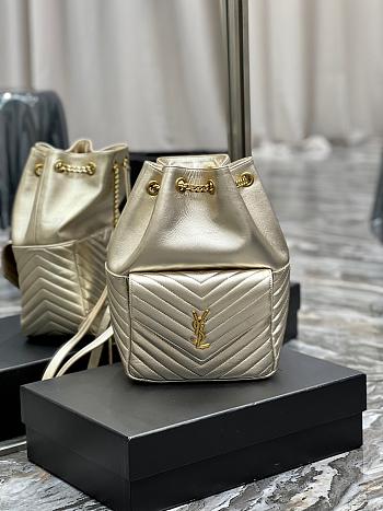 Ysl Joe Backpack In Lame Leather Lambskin 6726091