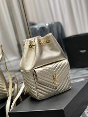 Ysl Joe Backpack In Lame Leather Lambskin 6726091 - 2