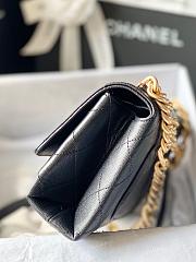 Chanel Mini Flap Bag Gold-Tone Metal Black AS2711 19.5x14x9cm - 2