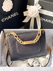 Chanel Mini Flap Bag Gold-Tone Metal Black AS2711 19.5x14x9cm - 3