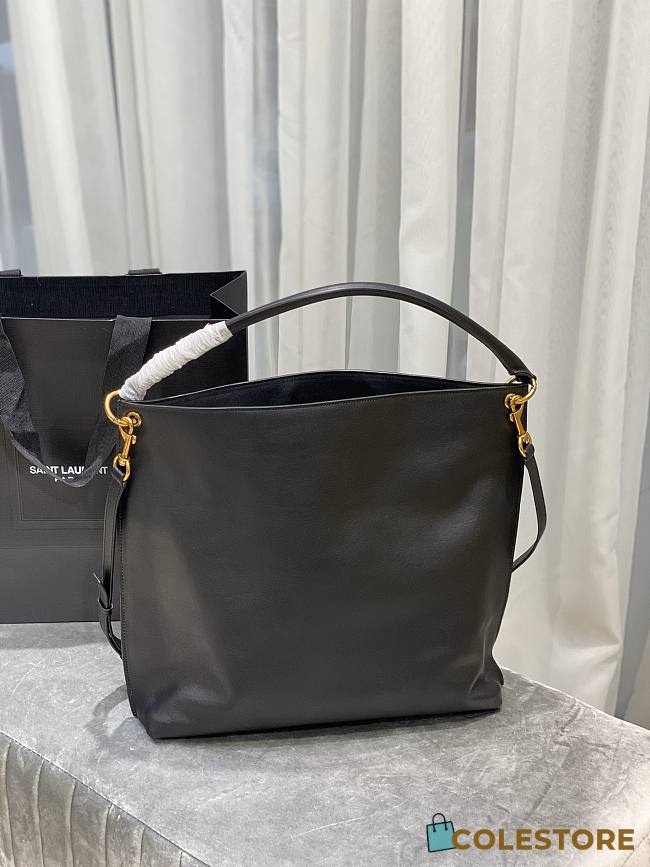 YSL Hobo Bag In Black 635266 Size 39×35×10cm - 1