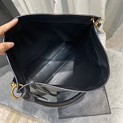 YSL Hobo Bag In Black 635266 Size 39×35×10cm - 6