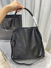 YSL Hobo Bag In Black 635266 Size 39×35×10cm - 5
