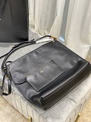 YSL Hobo Bag In Black 635266 Size 39×35×10cm - 2