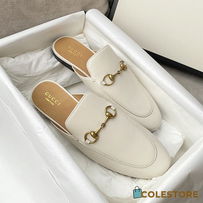 Gucci Slipper In White - 1