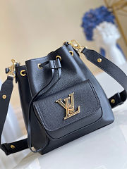 Louis Vuitton Bucket Bag In Black - 4