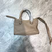 Colestore Balenciaga Motorcycle Bag In Beige Size 20x6x13cm  - 2