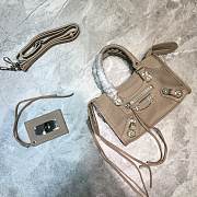 Colestore Balenciaga Motorcycle Bag In Beige Size 20x6x13cm  - 3
