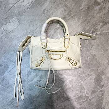 Colestore Balenciaga Motorcycle Bag In White 