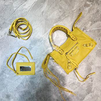 Colestore Balenciaga Motorcycle Bag In Yellow